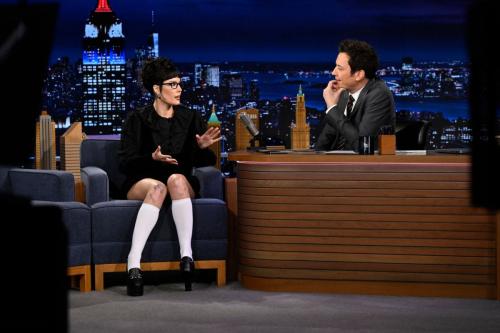 Halsey on Tonight Show Starring Jimmy Fallon New York, Feb 2025 4