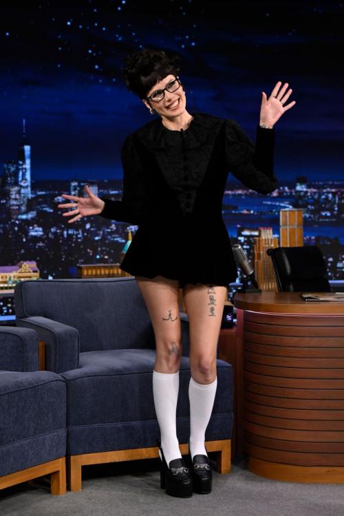 Halsey on Tonight Show Starring Jimmy Fallon New York, Feb 2025 6