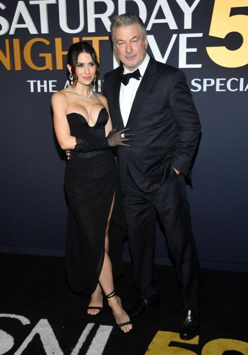 Hilaria Baldwin at SNL 50th Anniversary Celebration, February 2025 2