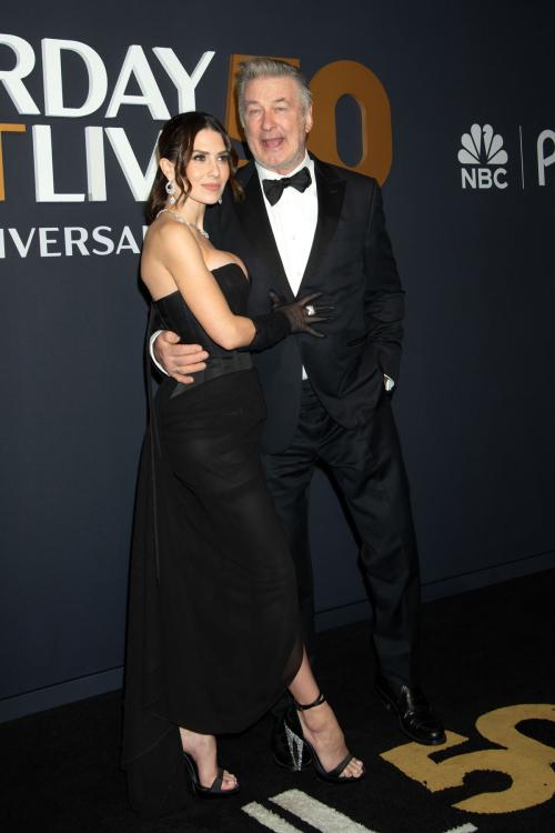Hilaria Baldwin at SNL 50th Anniversary Celebration, February 2025 5