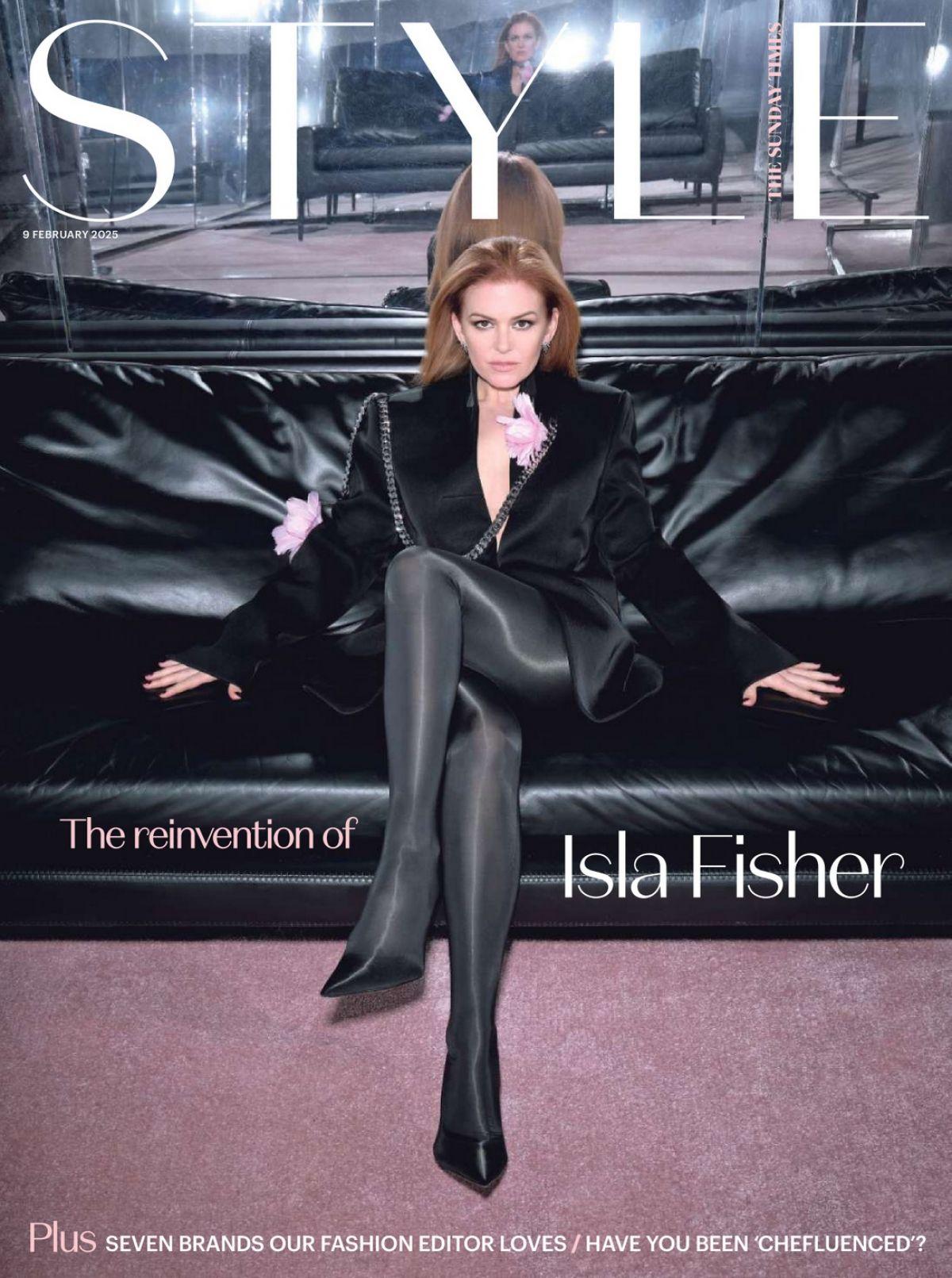 Isla Fisher in The Sunday Times Style, February 2025