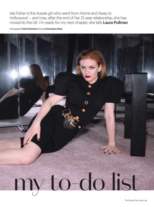 Isla Fisher in The Sunday Times Style, February 2025 6