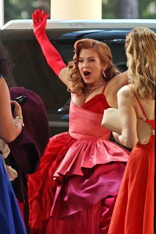 Isla Fisher on the Set of Spa Weekend Gold Coast, February 2025 2