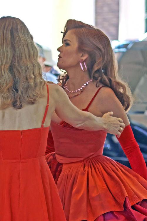 Isla Fisher on the Set of Spa Weekend Gold Coast, February 2025 6