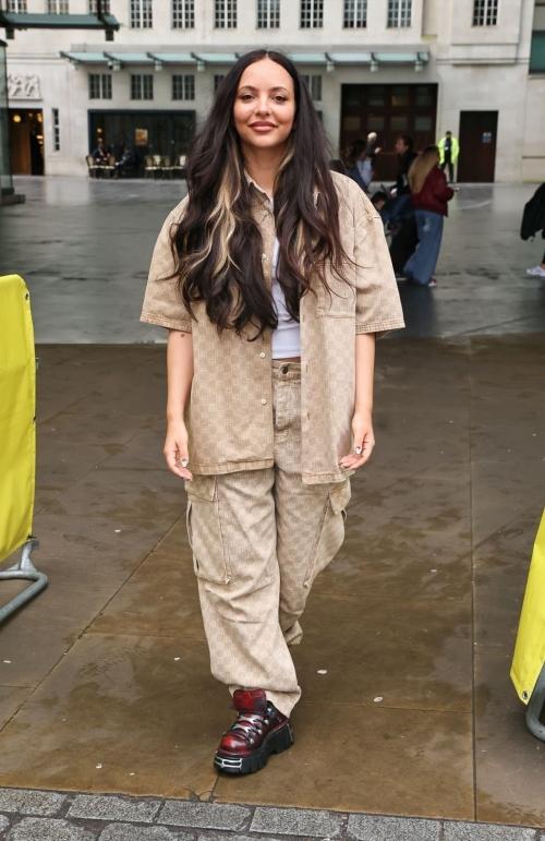 Jade Thirlwall Leaving BBC Radio 2 Studio London, February 2025