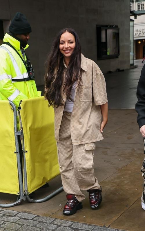 Jade Thirlwall Leaving BBC Radio 2 Studio London, February 2025 3