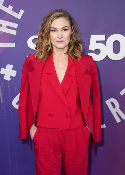 Julia Stiles at SNL50 Homecoming Concert New York, February 2025