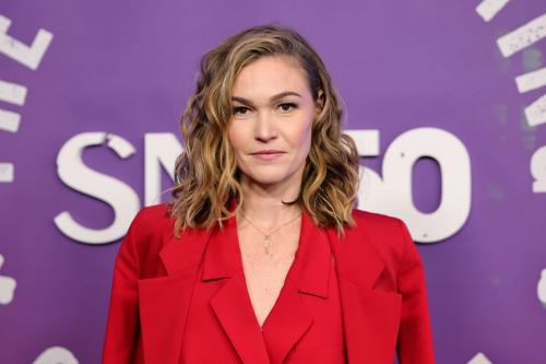 Julia Stiles at SNL50 Homecoming Concert New York, February 2025 1