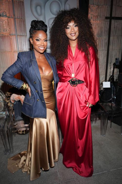 Kandi & Riley Burruss at Sergio Hudson Show, February 2025