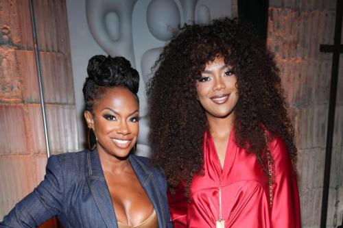 Kandi & Riley Burruss at Sergio Hudson Show, February 2025 3