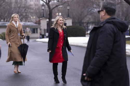 Karoline Leavitt Returns to White House Briefing Washington, Feb 2025 3