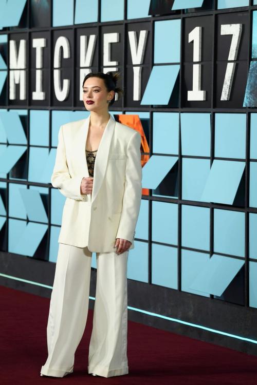 Katherine Langford at Mickey 17 World Premiere London, Feb 2025 1