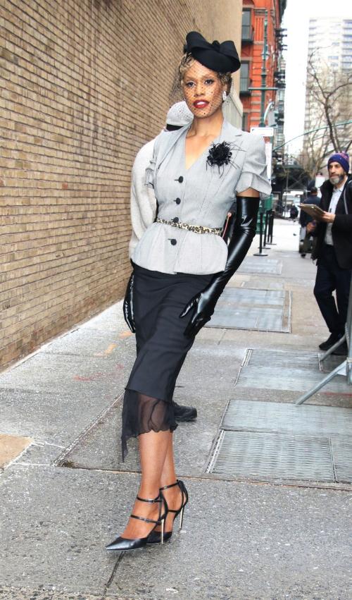 Laverne Cox Promotes Clean Slate on Live with Kelly & Mark, February 2025 4