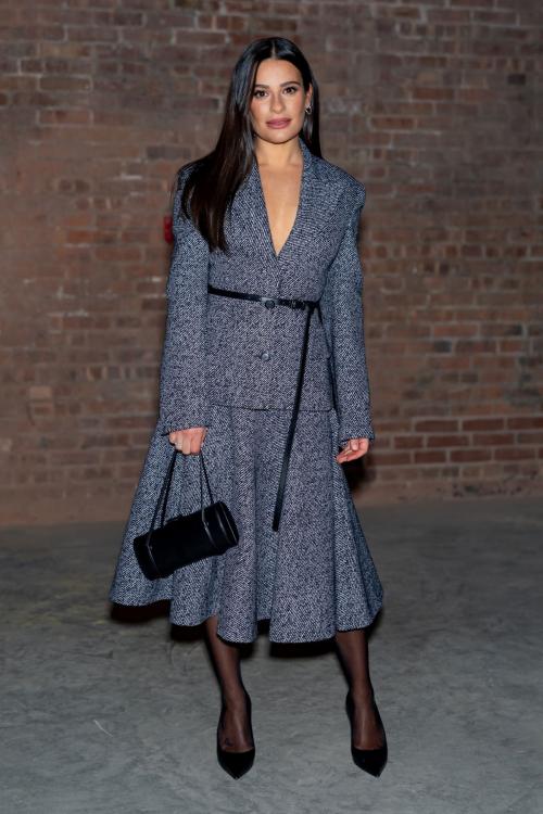 Lea Michele at Michael Kors Fashion Show NYFW, Feb 2025