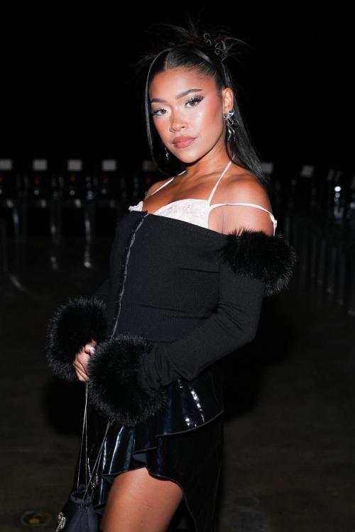 Leilani Green at Sergio Hudson Fall Winter Show, February 2025 1