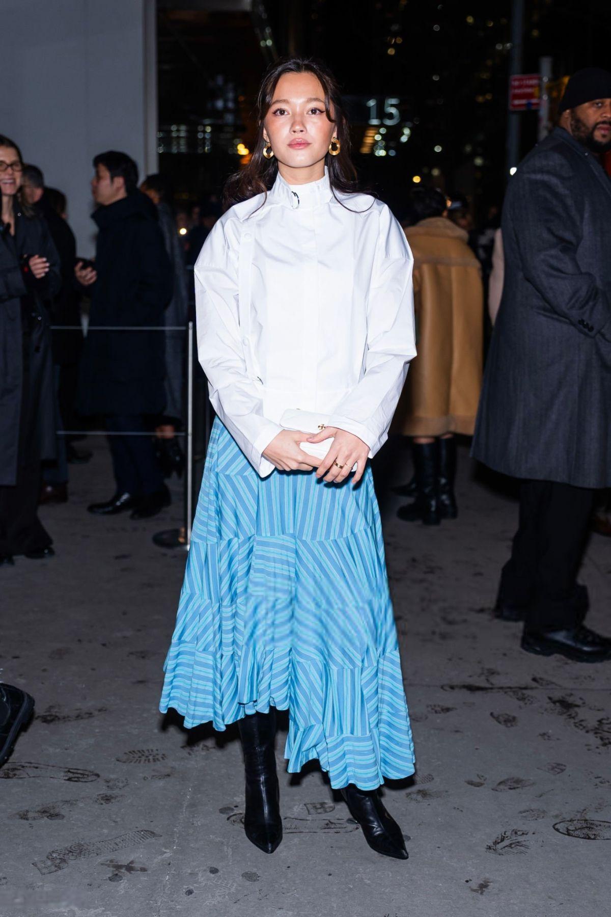 Lily Chee at Tory Burch FW Show at NYFW, February 2025