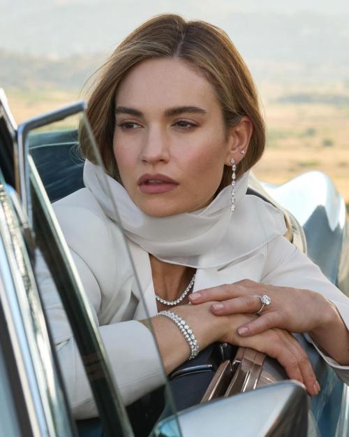 Lily James for Only Natural Diamonds, 2025