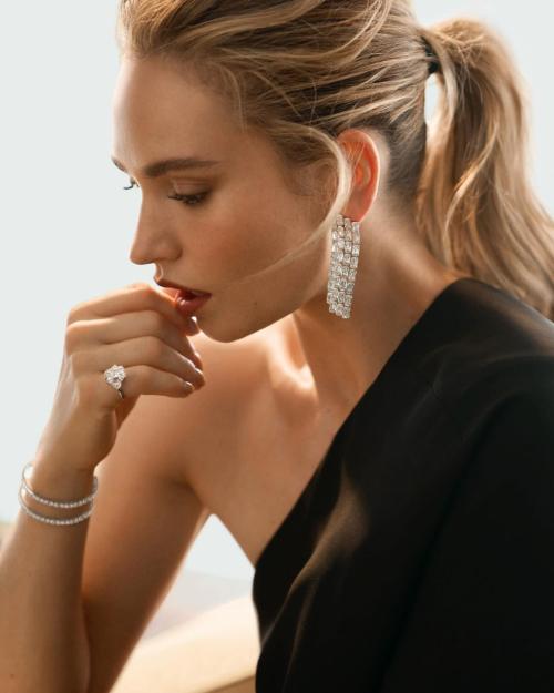 Lily James for Only Natural Diamonds, 2025 3