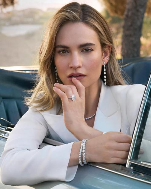 Lily James for Only Natural Diamonds, 2025 5