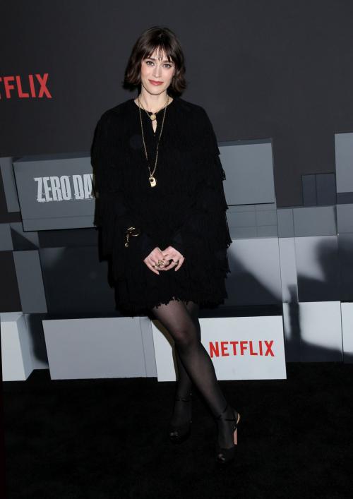 Lizzy Caplan at Zero Day Premiere New York, February 2025