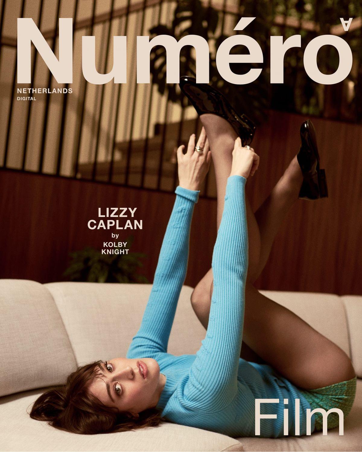 Lizzy Caplan for Numero Netherlands Digital, February 2025