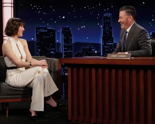 Lizzy Caplan on Jimmy Kimmel Live, February 2025 2