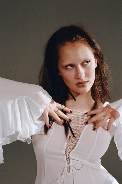 Lola Tung for Polyester Magazine, Feb 2025 1