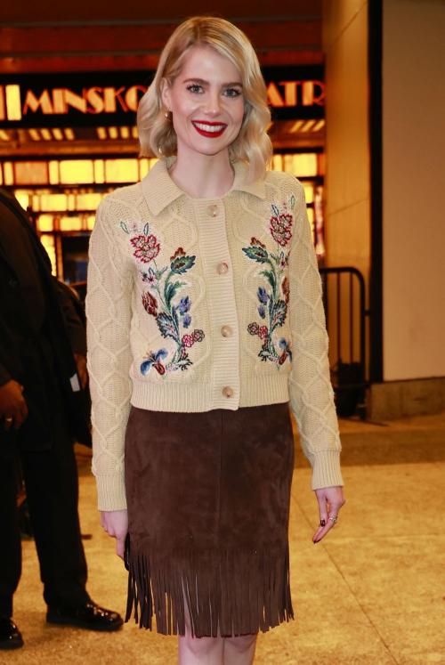 Lucy Boynton Leaves CBS Mornings Studio, February 2025 4