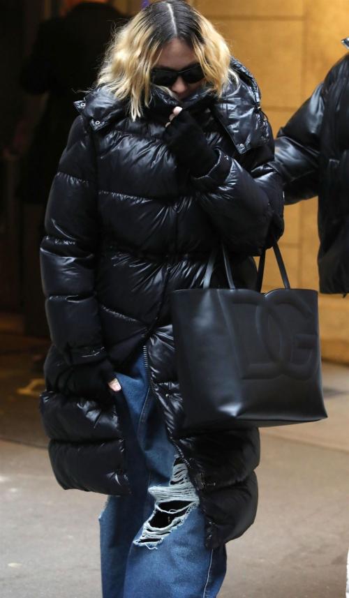 Madonna Spotted Out and About in New York City, February 2025