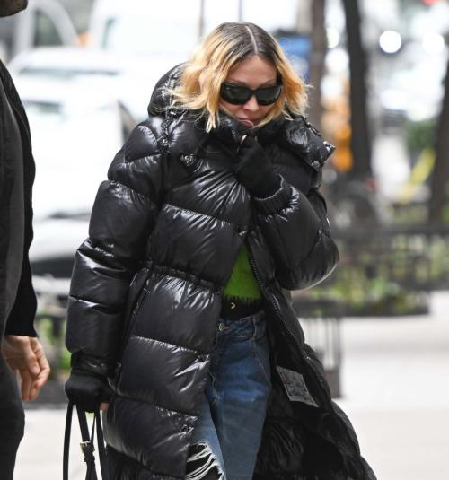 Madonna Spotted Out and About in New York City, February 2025 4