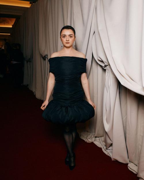 Maisie Williams at British Vogue & GQ Celebration, February 2025