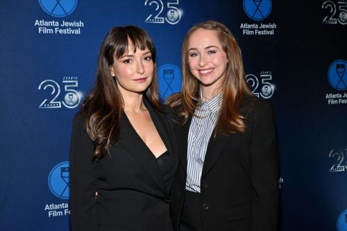 Milana Vayntrub at Bad Shabbos Premiere, February 2025 4