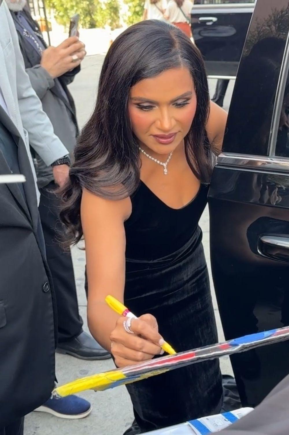 Mindy Kaling at Hollywood Walk of Fame Star Ceremony, February 2025