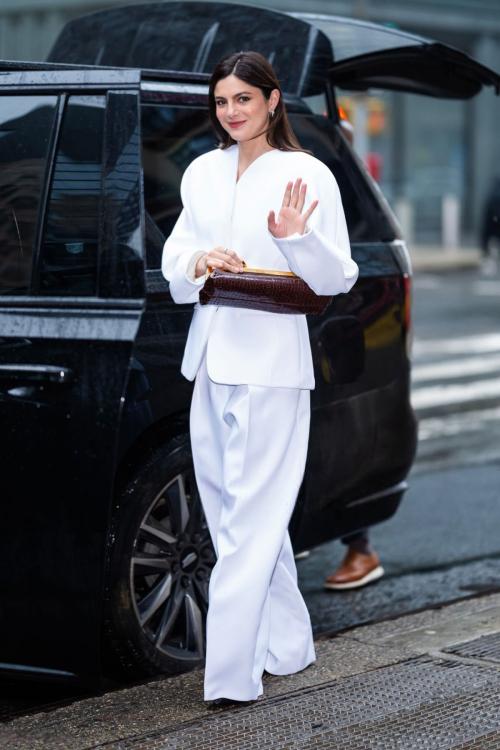 Monica Barbaro Arrives at Today Show in New York, Feb 2025