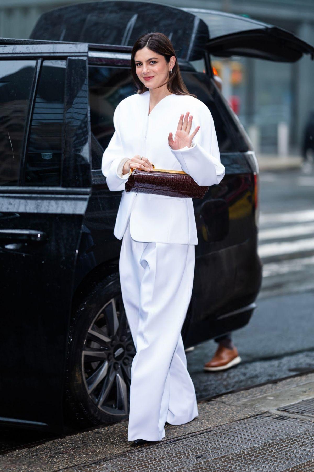 Monica Barbaro Arrives at Today Show in New York, Feb 2025