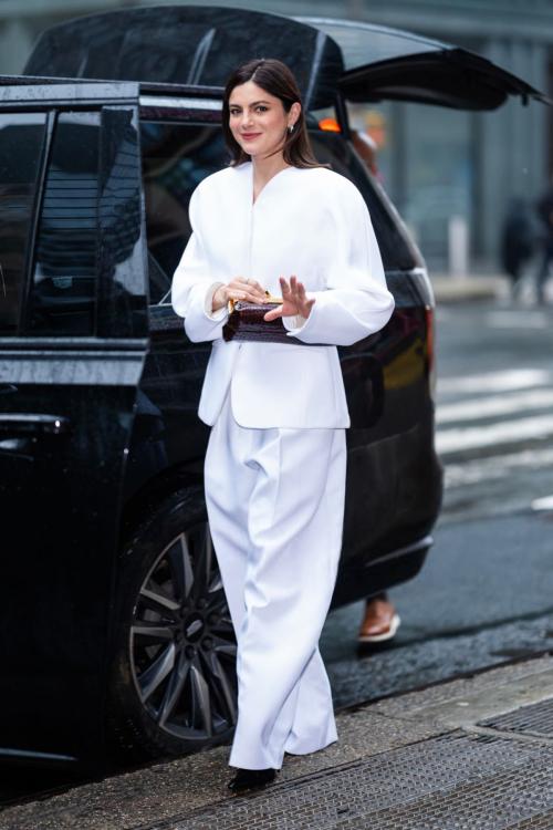 Monica Barbaro Arrives at Today Show in New York, Feb 2025 1