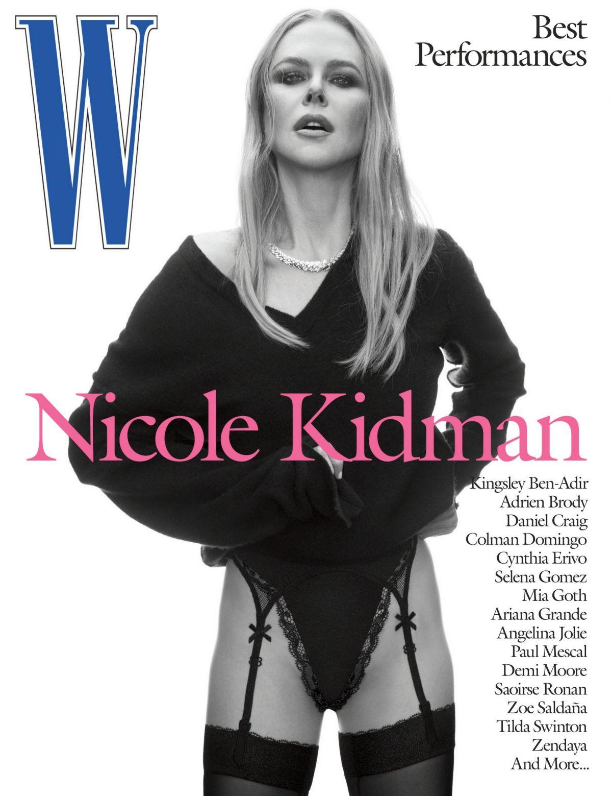 Nicole Kidman in W Magazine Best Performances, January 2025