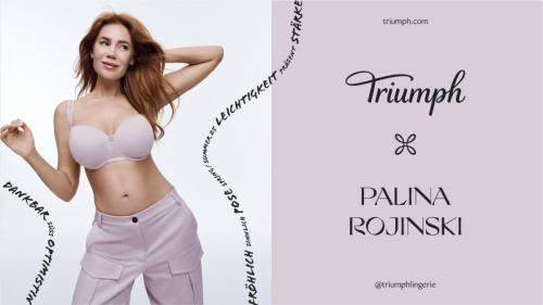 Palina Rojinski for Triumph Cosmic Heartbeat, Spring 2025 4