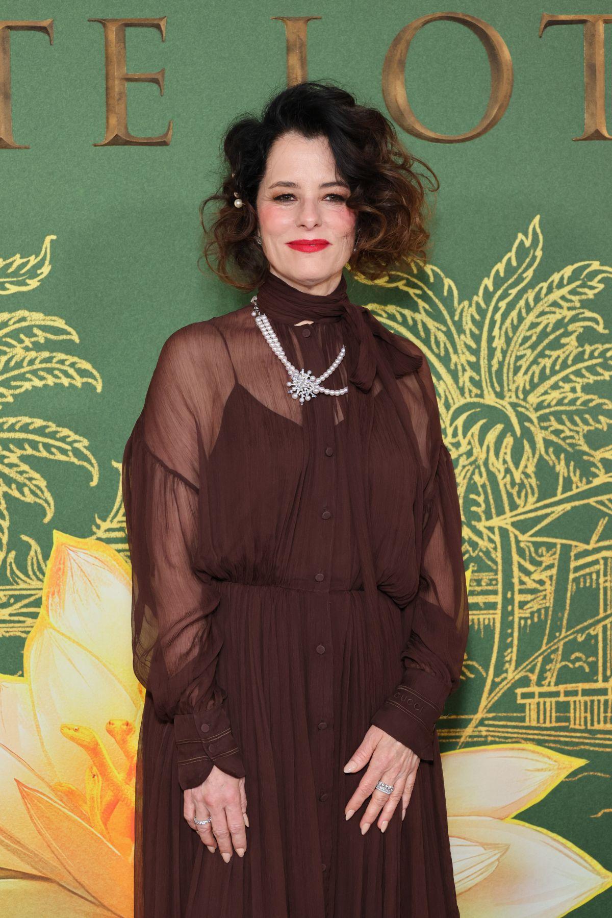 Parker Posey at The White Lotus Season 3 Premiere, Feb 2025
