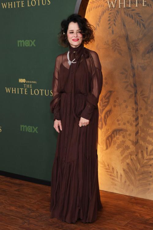 Parker Posey at The White Lotus Season 3 Premiere, Feb 2025 3