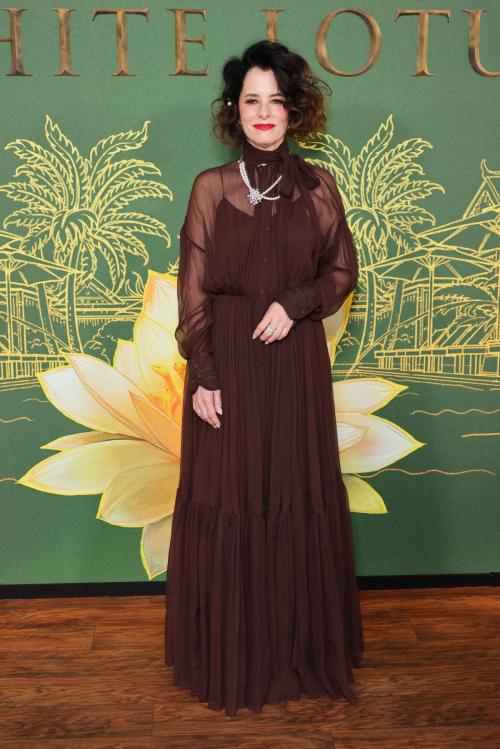 Parker Posey at The White Lotus Season 3 Premiere, Feb 2025 4