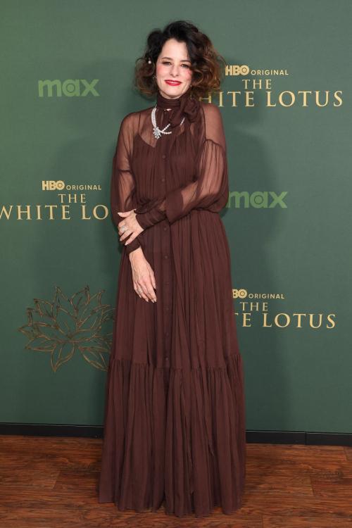 Parker Posey at The White Lotus Season 3 Premiere, Feb 2025 6