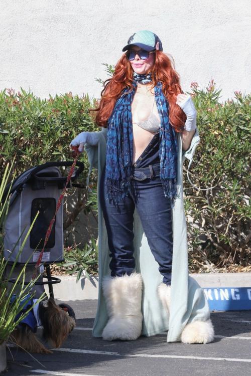 Phoebe Price Out with Her Dog in LA, February 2025 6