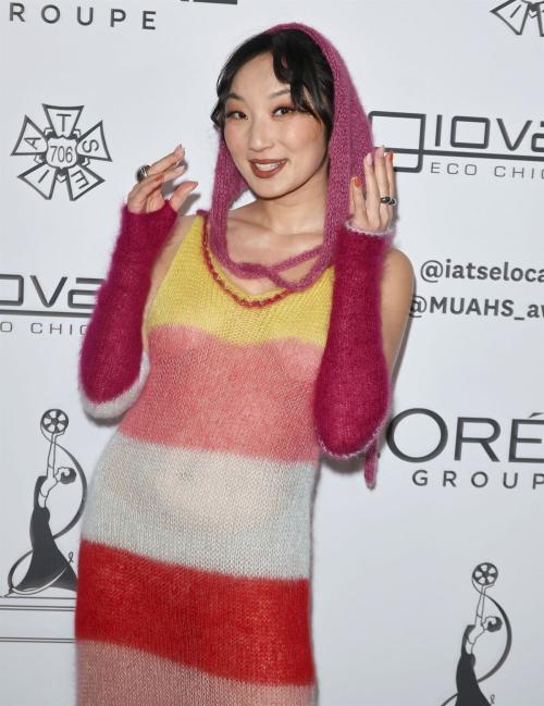Poppy Liu at Makeup Artists Hair Stylists Guild Awards, February 2025 2
