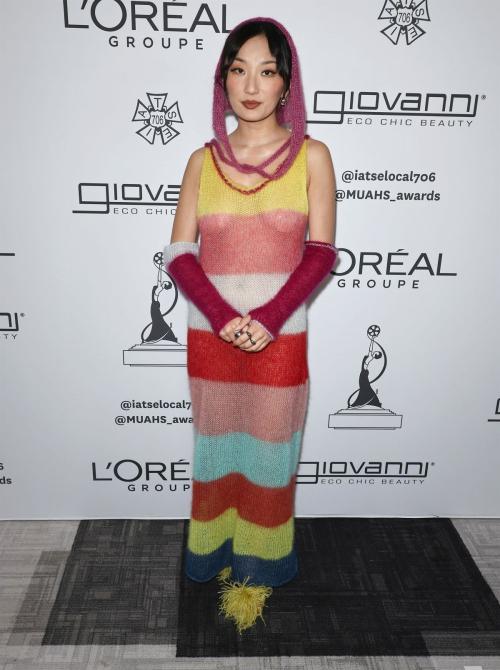 Poppy Liu at Makeup Artists Hair Stylists Guild Awards, February 2025 4