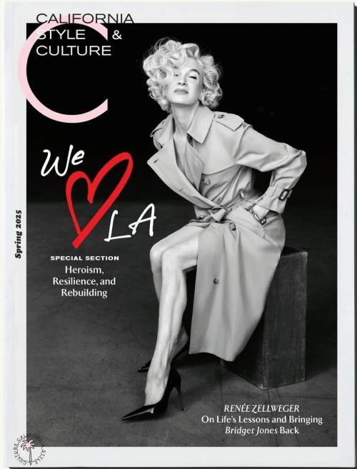 Renée Zellweger for C California Style, Spring 2025