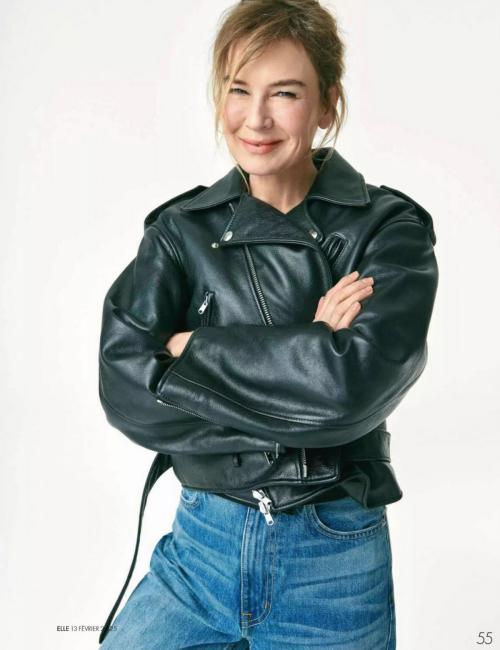 Renee Zellweger in Elle France Cover Story, Feb 2025 1