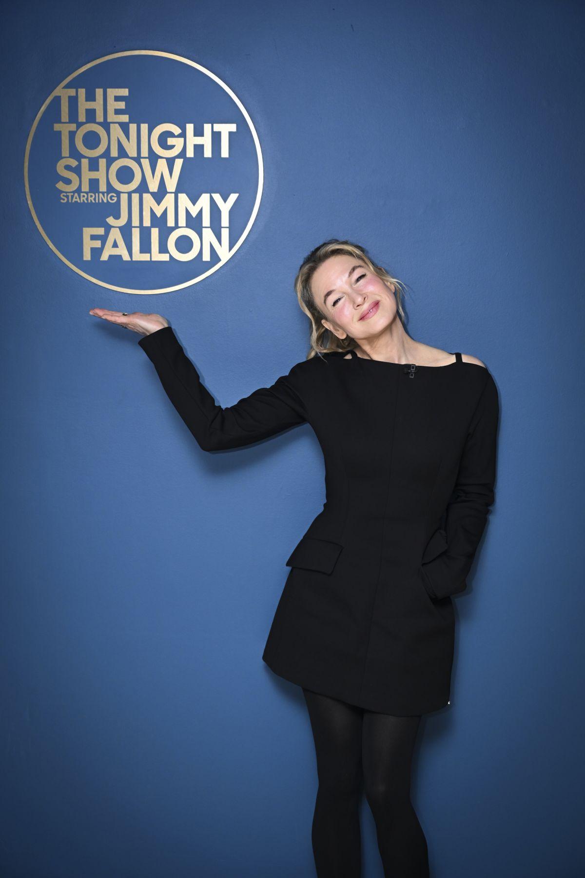 Renee Zellweger on The Tonight Show Starring Jimmy Fallon, February 2025