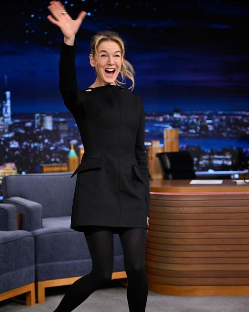 Renee Zellweger on The Tonight Show Starring Jimmy Fallon, February 2025 6