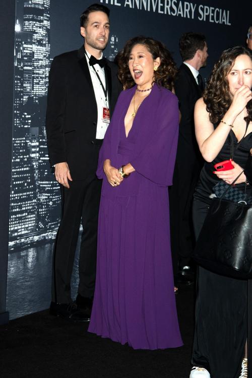 Sandra Oh at SNL50 Anniversary Special in NYC, Feb 2025 1